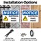 Signmission Electrical Panel Inside, 10 in W x Rectangle, Plastic OS-2PACK-NS-P-710-L-11668 - alternate 6